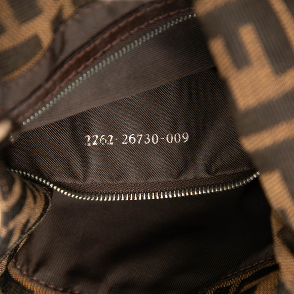 Pre-Loved Fendi Zucca Canvas Shoulder Bag - Picture 6 of 7